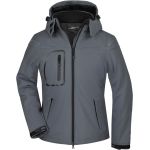 3-lagige Winter-Softshelljacke für Damen James Nicholson JN1001 Carbon