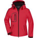 3-lagige Winter-Softshelljacke für Damen James Nicholson JN1001 rot