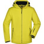 Herren 3-Lagen-Wintersport-Softshelljacke James Nicholson JN1054 yellow
