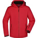 Herren 3-Lagen-Wintersport-Softshelljacke James Nicholson JN1054 red