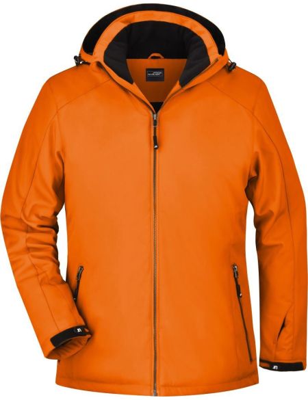 Herren 3-Lagen-Wintersport-Softshelljacke James Nicholson JN1053 dark orange