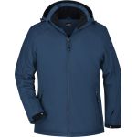 Herren 3-Lagen-Wintersport-Softshelljacke James Nicholson JN1053 navy
