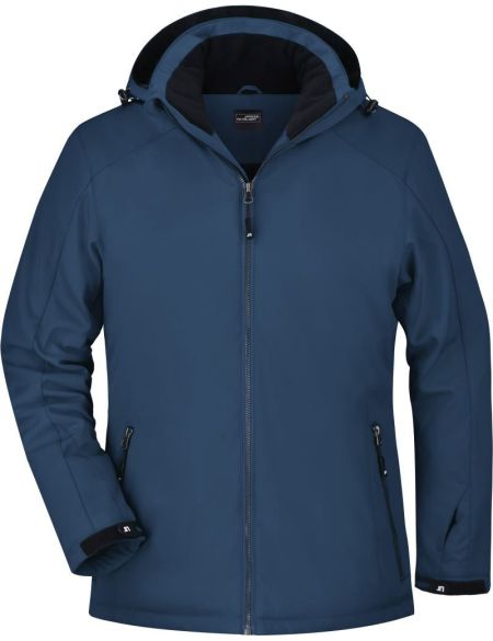 Herren 3-Lagen-Wintersport-Softshelljacke James Nicholson JN1053 black