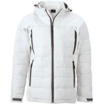 Herren Outdoor Hybrid Jacke James Nicholson JN1050 white
