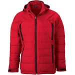 Herren Outdoor Hybrid Jacke James Nicholson JN1050 red