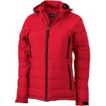 Damen Outdoor Hybrid Jacke James Nicholson JN1049 red