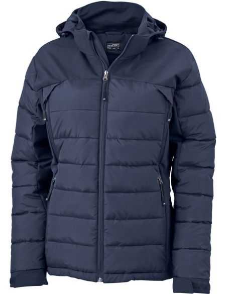 Damen Outdoor Hybrid Jacke James Nicholson JN1049 white