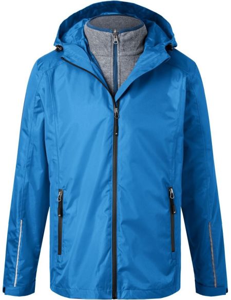 Herren 3-in-1 Jacke James Nicholson JN1154 red/black