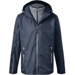 Herren 3-in-1 Jacke James Nicholson JN1154 navy/silver