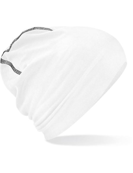 Strickmütze Hemsedal Beechfield B366 weiß/schwarz