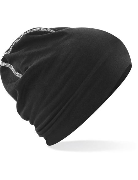 Strickmütze Hemsedal Beechfield B366 weiß/schwarz