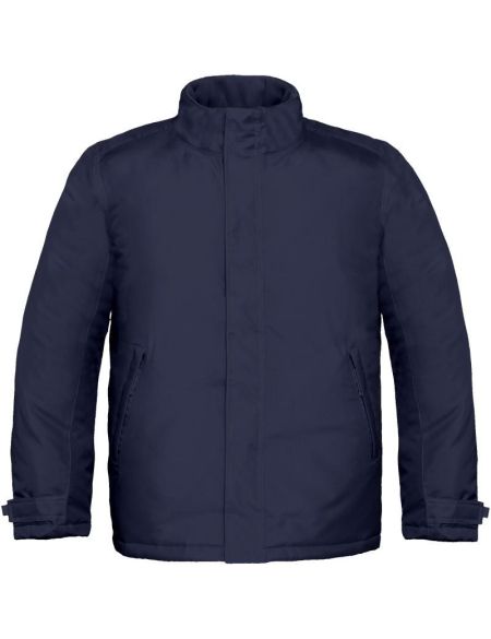 Damen 3-in-1 Jacke James Nicholson JN1153 navy/silver