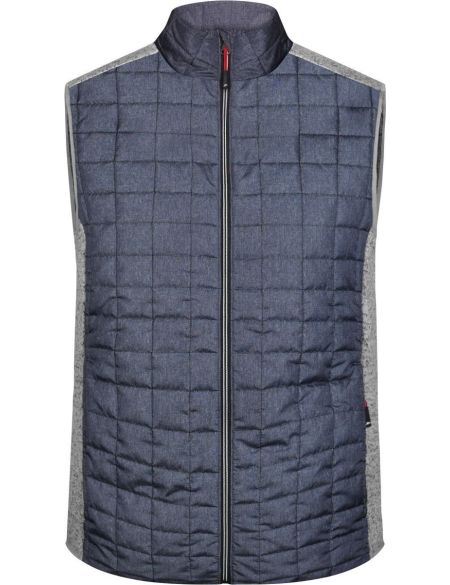 Damen 3-in-1 Jacke James Nicholson JN1153 navy/silver