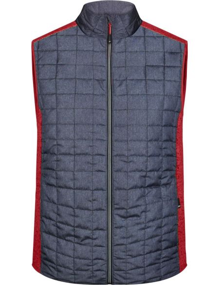 Damen 3-in-1 Jacke James Nicholson JN1153 navy/silver