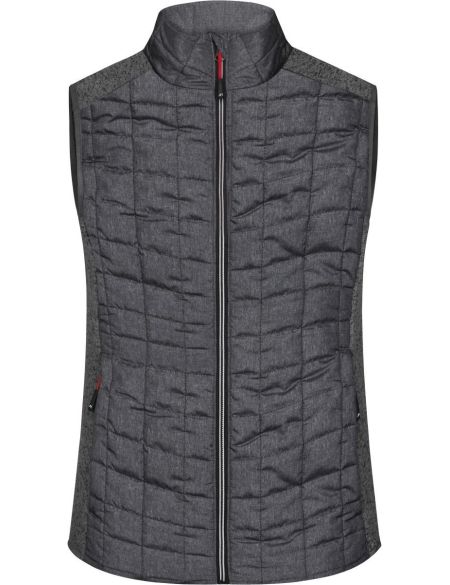 Damen 3-in-1 Jacke James Nicholson JN1153 navy/silver
