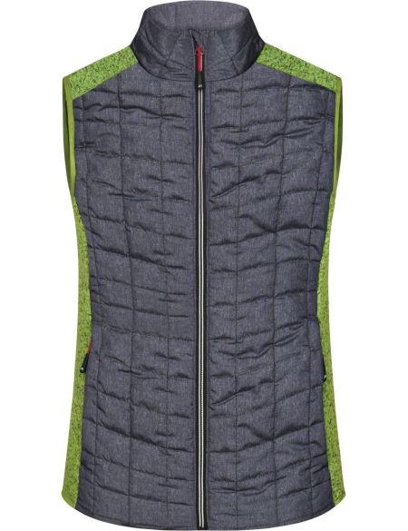Damen 3-in-1 Jacke James Nicholson JN1153 navy/silver
