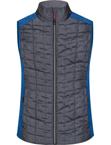 Damen 3-in-1 Jacke James Nicholson JN1153 navy/silver