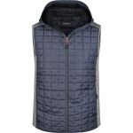 Damen 3-in-1 Jacke James Nicholson JN1153 navy/silver