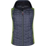 Damen 3-in-1 Jacke James Nicholson JN1153 navy/silver