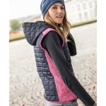 Damen 3-in-1 Jacke James Nicholson JN1153 navy/silver