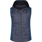 Damen 3-in-1 Jacke James Nicholson JN1153 navy/silver