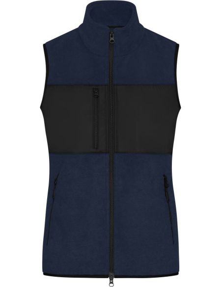 Damen 3-in-1 Jacke James Nicholson JN1153 navy/silver