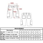 Arbeitsshorts Farbe James Nicholson JN872X (Größe 62) Marine/Türkis