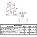 Arbeitsshorts Farbe James Nicholson JN872X (Größe 62) Marine/Türkis