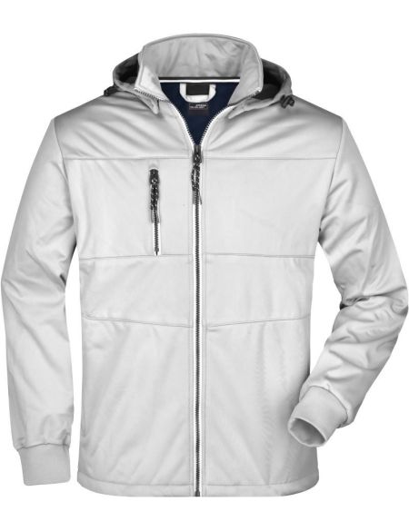 Herren 3-Lagen-Wintersport-Softshelljacke James Nicholson JN1053 navy