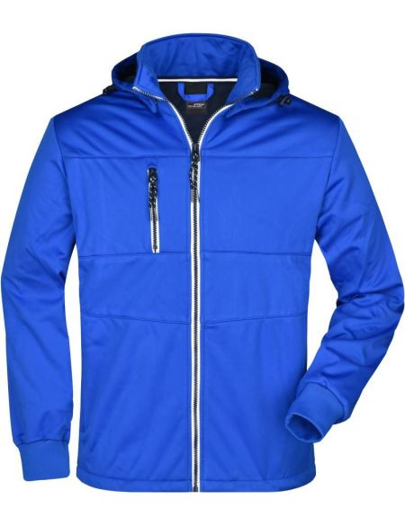 Herren 3-Lagen-Wintersport-Softshelljacke James Nicholson JN1053 navy