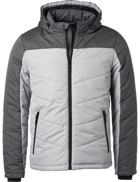 Herren Outdoor Hybrid Jacke James Nicholson JN1050 black