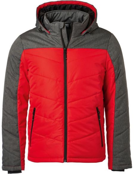 Herren Outdoor Hybrid Jacke James Nicholson JN1050 black