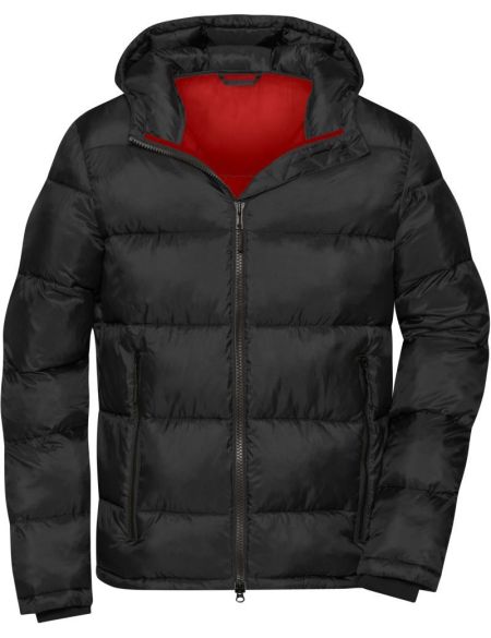 Herren Outdoor Hybrid Jacke James Nicholson JN1050 black