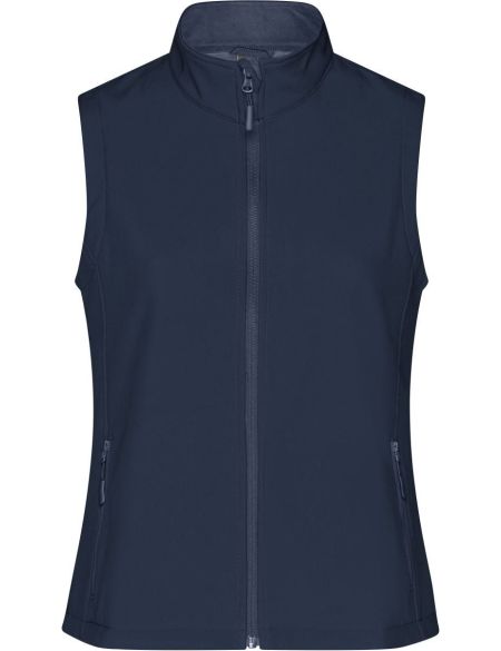 Damen 3-in-1 Jacke James Nicholson JN1153 navy/silver