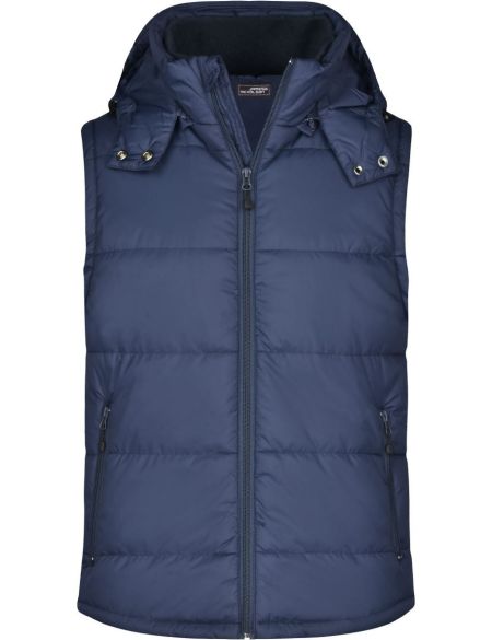 Damen 3-in-1 Jacke James Nicholson JN1153 navy/silver