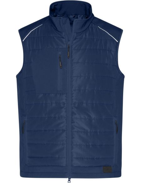 Damen 3-in-1 Jacke James Nicholson JN1153 navy/silver