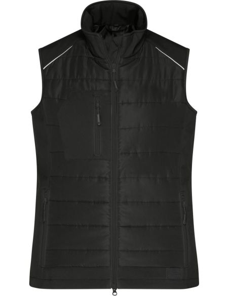 Damen 3-in-1 Jacke James Nicholson JN1153 navy/silver