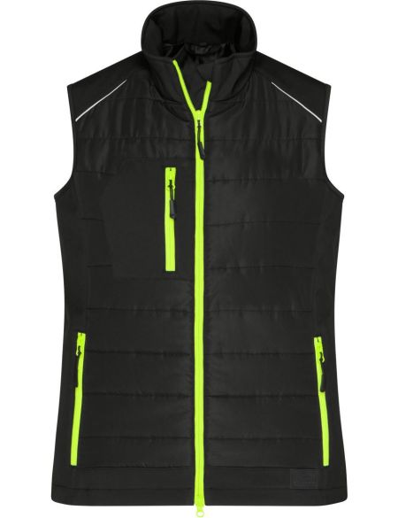 Damen 3-in-1 Jacke James Nicholson JN1153 navy/silver