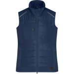 Damen 3-in-1 Jacke James Nicholson JN1153 navy/silver