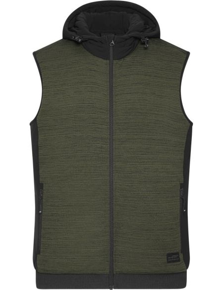 Damen 3-in-1 Jacke James Nicholson JN1153 navy/silver