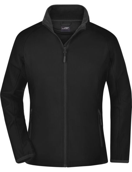 Herren 3-Lagen-Wintersport-Softshelljacke James Nicholson JN1053 navy