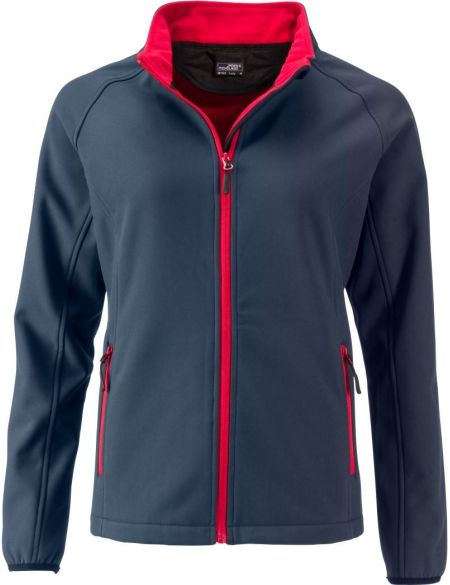 Herren 3-Lagen-Wintersport-Softshelljacke James Nicholson JN1053 navy