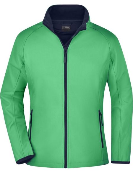 Herren 3-Lagen-Wintersport-Softshelljacke James Nicholson JN1053 navy