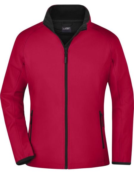 Herren 3-Lagen-Wintersport-Softshelljacke James Nicholson JN1053 navy