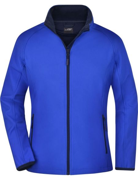 Herren 3-Lagen-Wintersport-Softshelljacke James Nicholson JN1053 navy