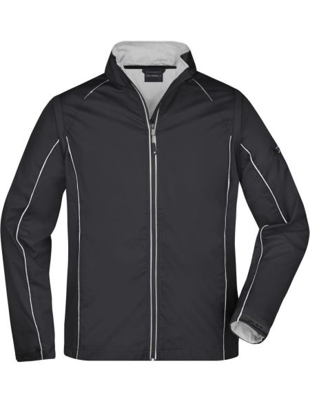 Herren 3-Lagen-Wintersport-Softshelljacke James Nicholson JN1053 navy