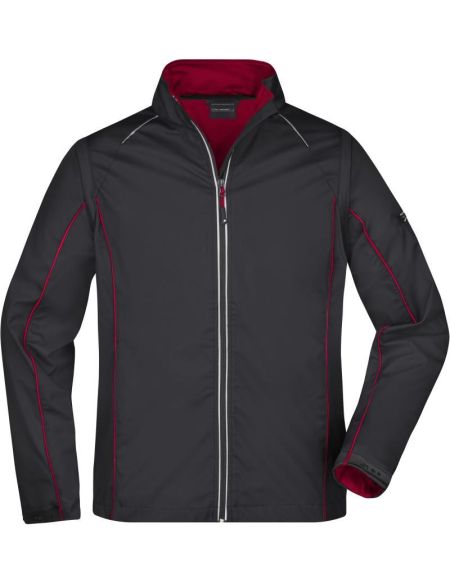 Herren 3-Lagen-Wintersport-Softshelljacke James Nicholson JN1053 navy