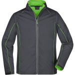 Herren 3-Lagen-Wintersport-Softshelljacke James Nicholson JN1053 navy