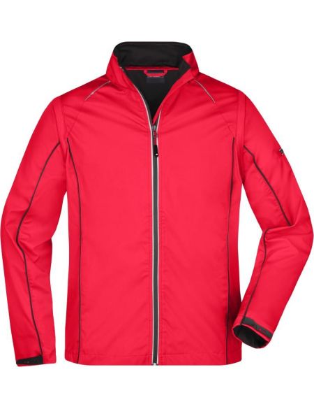 Herren 3-Lagen-Wintersport-Softshelljacke James Nicholson JN1053 navy