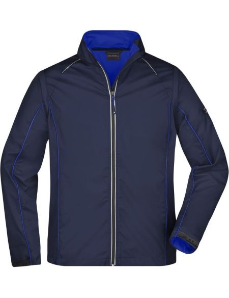 Herren 3-Lagen-Wintersport-Softshelljacke James Nicholson JN1053 navy